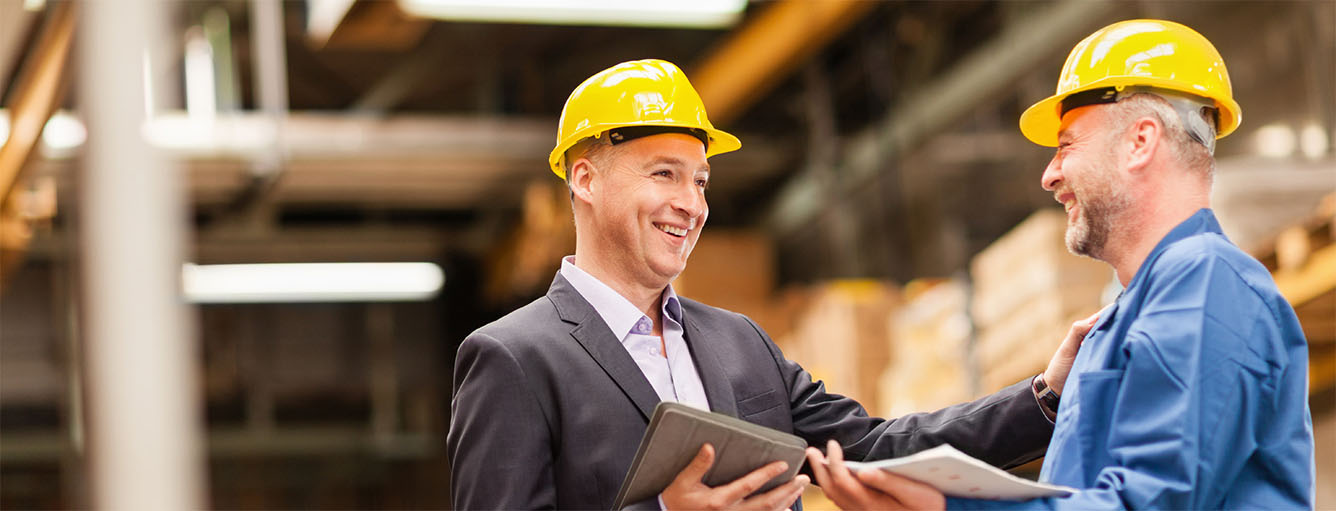 Discussion on construction job site