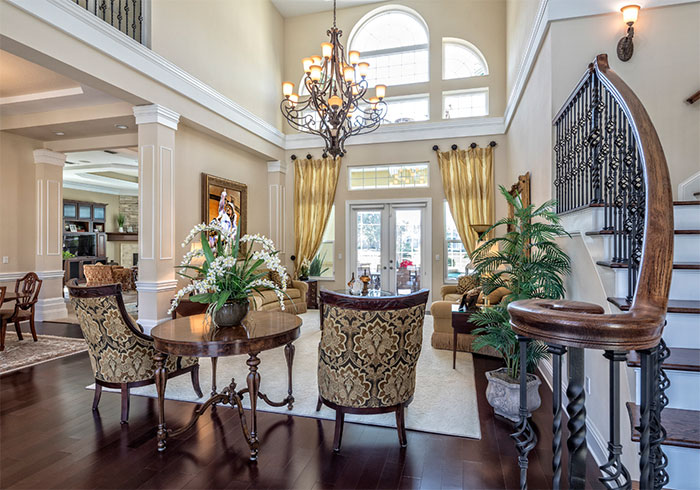 upscale living room