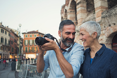 couple taking photos